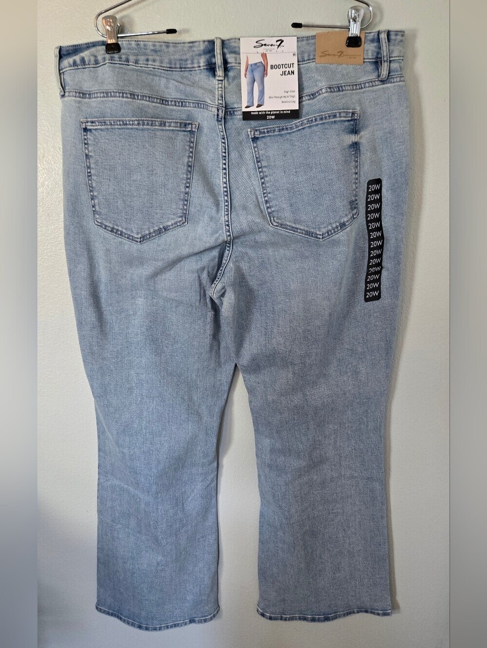Seven 7 | NWT High Rise Bootcut Jeans Size 20W - Picture 3 of 10